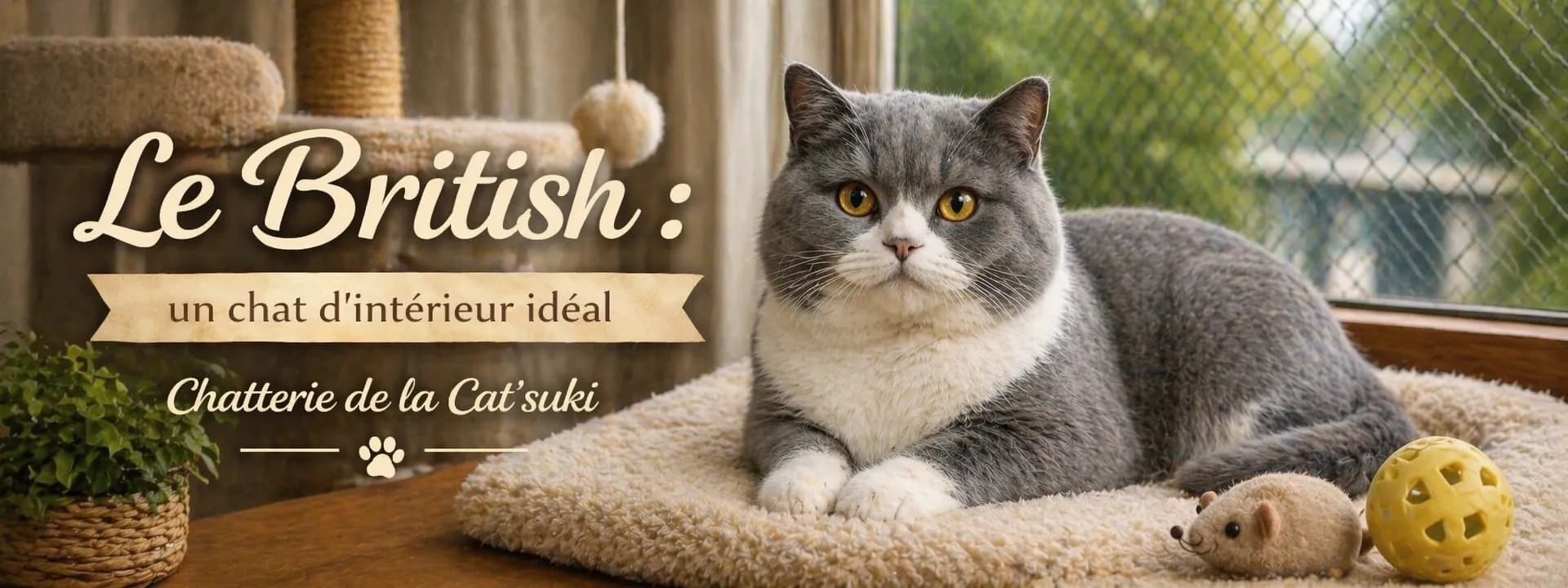 đŸ Le British : un chat dâintĂ©rieur idĂ©al ?